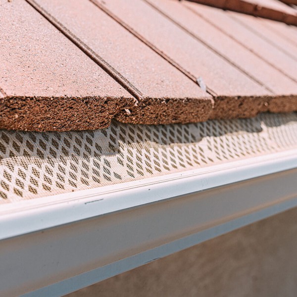 Hydra Flo Leaf Guard System Installed on a House Gutter to Prevent Leaves & Debris in Salt Lake City
